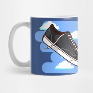 Black White Skate Sneaker Mug